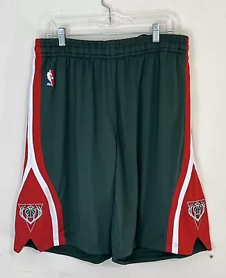 NBA Milwaukee Bucks Authentic Team Issued Game Shorts Adidas Rev30 Size XL • $99.99