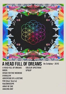 Coldplay A3 Sized Lovely Music Album Poster! • £5.89
