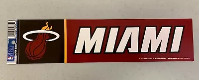 Miami Heat Vibrant Official NBA Basketball Team Logo Bumper Sticker Decal Decor • $8.95