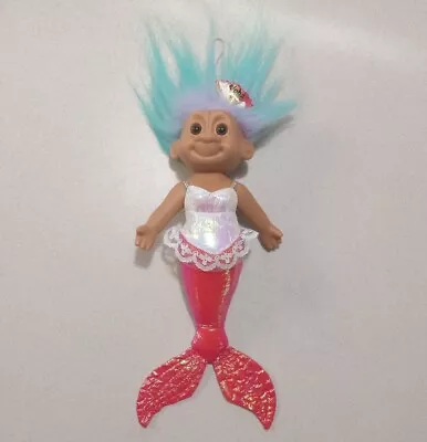 RARE Vintage RUSS Mermaid Troll Doll W/ Blue / Purple Hair & Iridescent Tail 10  • $24.99