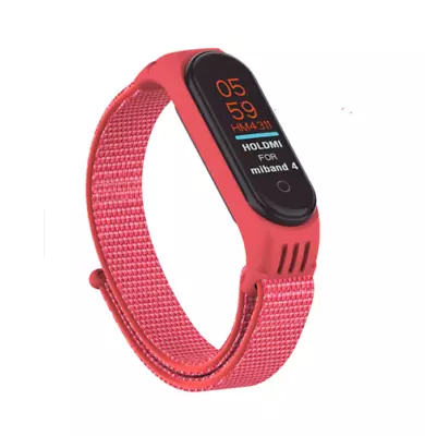 Woven Nylon Soft Wrist Watch Band Strap Hook And Loop For Xiaomi Mi Band 3 4 5 6 • $13.99