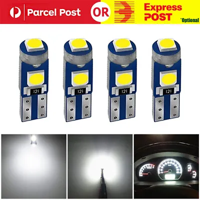 4pcs Premium T5 3030 3smd Led Xstorm Dashboard Gauge Wedge Dash Bulb White 12v • $6.09