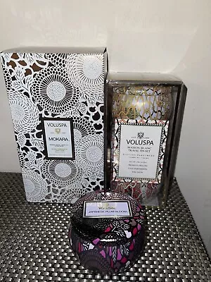 5 Ps Set/Gift Voluspa Maison Blanc Collection Candle Tin Set/Mokara Diffuser • $65.99