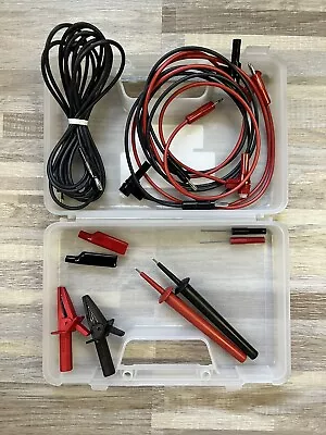 Silicon Deluxe Back Probe Electrical Multimeter Test Leads Set W/ Alligator Clip • $99.98