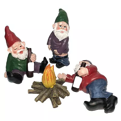 Garden Gnome Statue Gnome Resin Mold Lawn Ornament Figure Sculpture Decor • $17.59