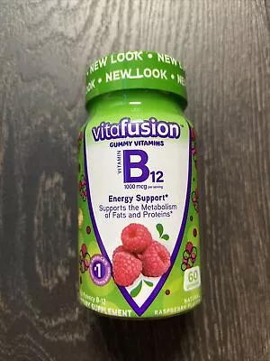 Vitafusion Gummy Vitamin B-12 1000mcg Energy Support Health 60 Ct Exp 5/24 • $7.99