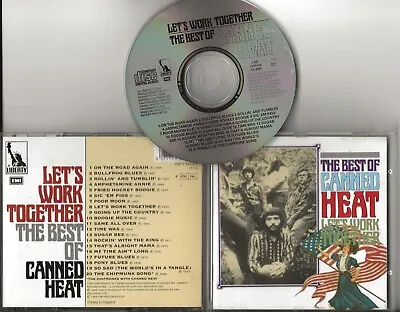 £6.99 • Buy CANNED HEAT Let's Work Together Cd 20 Tracks 1989 Best Of On The Road Again Etc