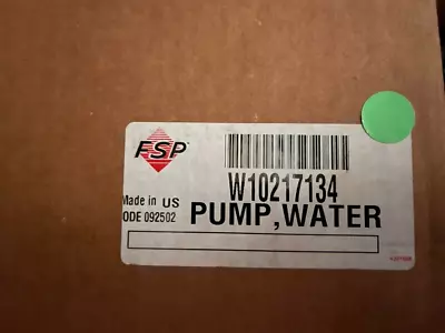 W10217134 Whirlpool Washer Water Pump • $62.98