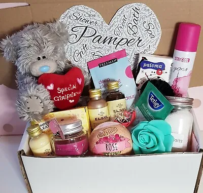 Women's Birthday Pamper Hamper Christmas Gift Box For Her Mum Girlfriend Wife • £23.99