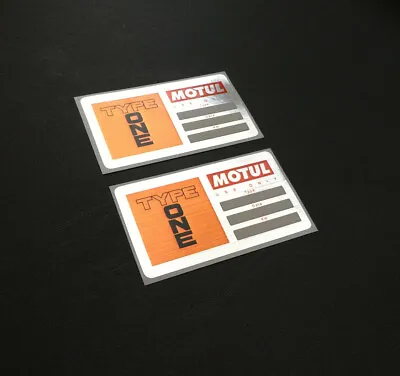 Pair Of Spoon Motul  TYPE ONE Oil Decal Sticker For Civic S2000  • $15.50