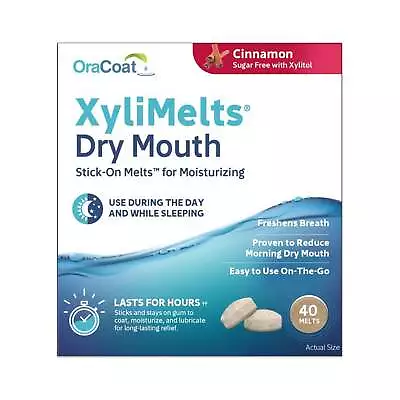 NEW Oracoat - XyliMelts For Dry Mouth - Cinnamon • $42.90