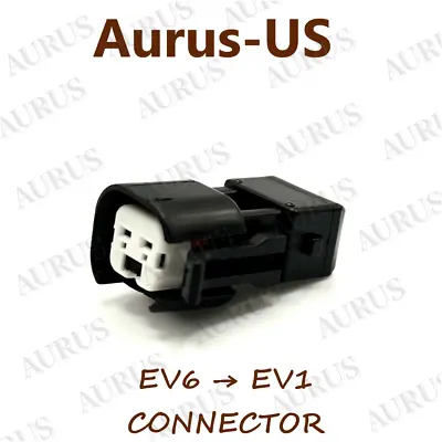 AURUS 1 PIECE Fuel Injectors Connector Adapter From EV6 To EV1 • $19.99