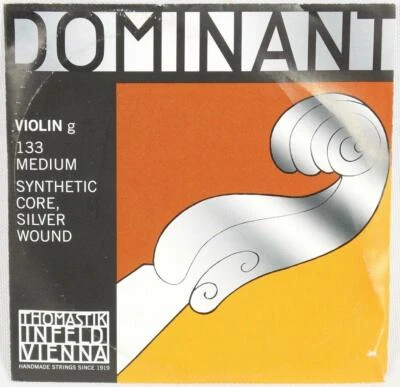 $14.92 • Buy Dominant 133 4/4 Violin G Silver Wound String Thomastik Strings Orchestral