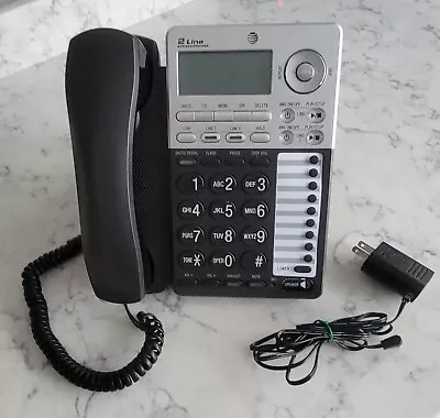 AT&T ML17939 2 Line Phone Caller ID Speakerphone Answering System Speed Dials • $12