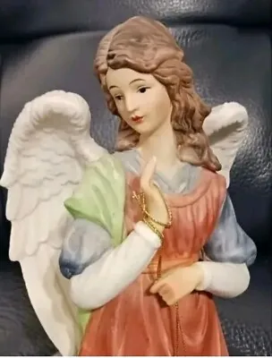 Christmas Angel W/Lantern Statue Figurine Collectible By O'Well Grandeur • $20