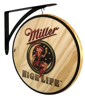 Miller High Life - Double Sided Pub Sign • $58.99