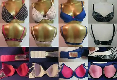 Lot Of 4 Ladies Size 36C Bras Bra Lot W Padding & Underwire Support NAME BRANDS • $29.97