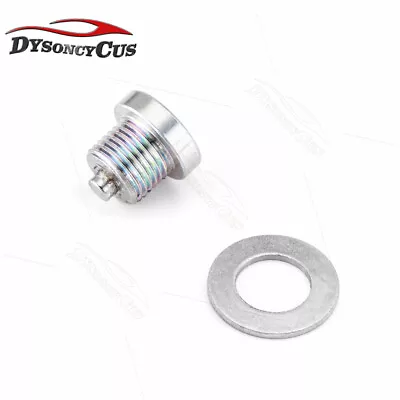 Steel Engine Oil Drain Plug Bolt With NEODYMIUM Magnet (M16 X 1.5)+Washer • $8.49