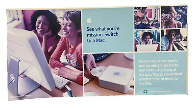 Vintage Apple Computer  Switch To A Mac.  LONG VINYL POSTER 29 ½”x 59 ¼” • $64.99