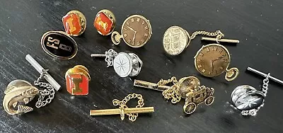 Father’s Day Men’s VINTAGE LOT Shirt Collar Pin Tie Tack Lot • $23.74