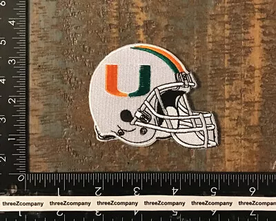 Miami Hurricanes NCAA Sports College Football Team Helmet Logo Iron-On Patch • $6