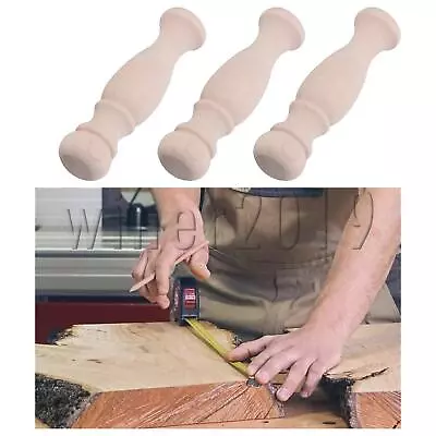 Unfinished Wood Baluster Spindles For DIY Woodworking 2.76 X 0.71 Inch Pack Of 5 • $8.97