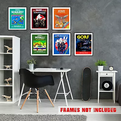 Vintage Retro Atari Video Game B Classic Decor Print Poster Wall Art Picture A4 • £3.99