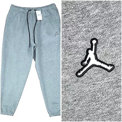 New XXL Michael Air Jordan Gray Embroidered Men’s Nike Sweatpants Jogger • $55