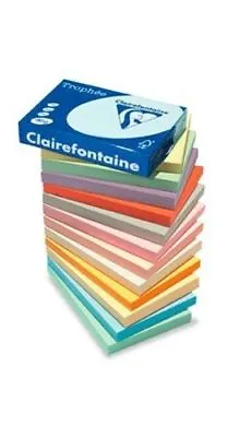 £2.29 • Buy A4 COLOURED CARD CLAIREFONTAINE ADAGIO REY WHITE PRINTER CRAFT COPIER 160gms