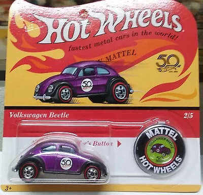 Hot Wheels 50th Anniversary Redline Volkswagen Beetle • $1