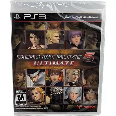 Dead Or Alive 5: Ultimate - PlayStation 3 PS3 - NEW AND SEALED COLLECTORS • $90.99