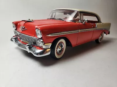 Precision Miniatures Chevy Bel Air 4-Door Hardtop 1:18 Scale Diecast Car Red • $179.95