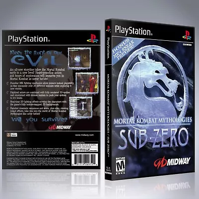 PS1 Case - NO GAME - Mortal Kombat Mythologies - Sub Zero • $9.99