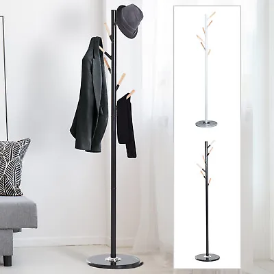 £22.99 • Buy 174cm Free Standing Coat Rack Hat Stand Display Garment Holder Hall Tree