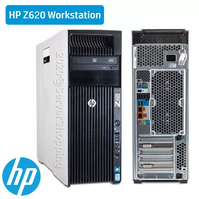 8 CORE HP Z620 XEON E5-2660 Turbo 3.00GHZ 64GB RAM 1TB-SSD Samsung NVidia 8TB HD • £352.09