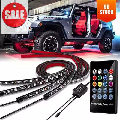 Car RGB Led Underglow Lights Exterior Neon Light Kit App And Remote Control R5 • $22.04