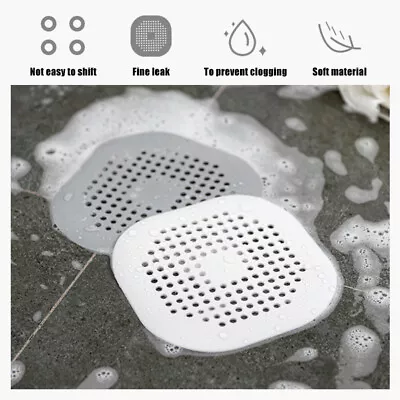 £1.99 • Buy Hair Trap Bathroom Plug Hole Waste Catcher Stopper Drain Sink Strainer Filter //