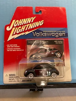 1/64 Johnny Lightning Volkswagen 2001 Custom New Beetle Black & Brown • $5