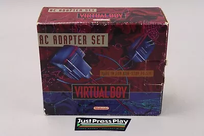 NOS Official OEM Nintendo Virtual Boy AC Adapter Set NIB New In Original Box! • $299.99