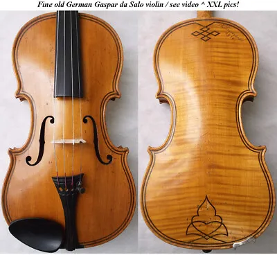  Beautiful Rare Old Da Salo Violin Antique - Video - バイオリン скрипка 小提琴 212 • $1972