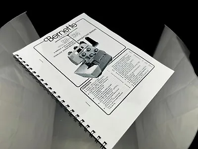 Bernina Bernette MO-234 Overlocker Serger Machine Owners Instruction Manual COPY • $16.95