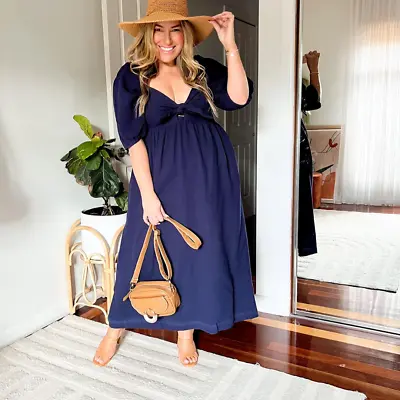 Sass Clothing Tilly Dress -navy- Size 8-20 • $64.33