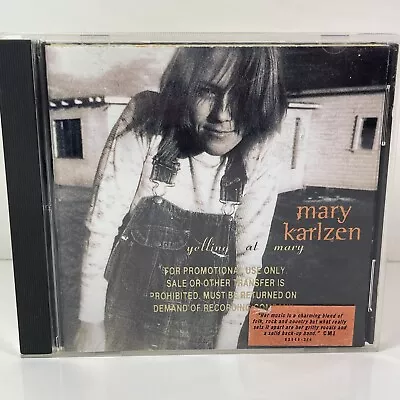 Mary Karlzen - Yelling At Mary (CD Jan-1995 Atlantic (Label)) PROMO CD • $16