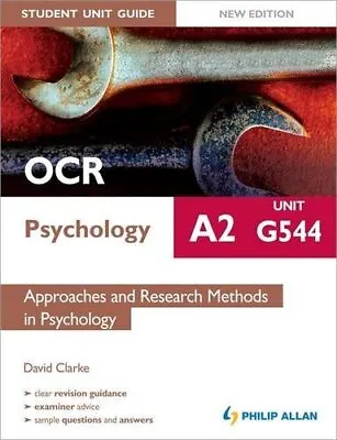 OCR A2 Psychology Student Unit Guide (New Edition): Unit G54... By Clarke David • £3.49