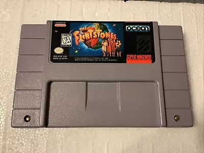 The Flintstones: The Movie SUPER NINTENDO SNES Game Tested + Working & Authentic • $15