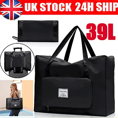 Folding Travel Bag Unisex Lightweight Handbag Waterproof Large Capacity Portable • £9.90