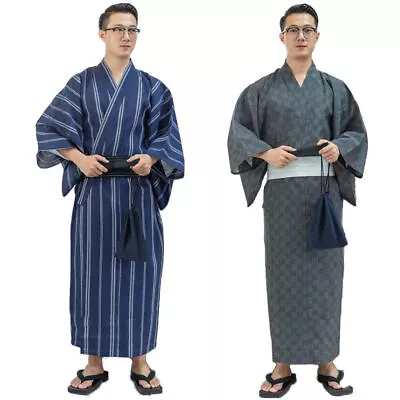 2022 Japanese Clothing Men's Kimono Comfortable Yukata Pajamas • $30.88