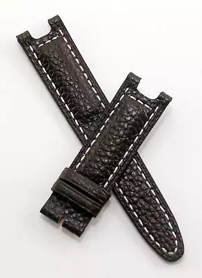 19mm BROWN/WHITE BUFFALO GRAIN PIN BUCKLE WATCH STRAP Fits TAG Heuer S/el GENTS • £47.95