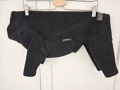 Black Equafleece Polartec Dog Fleece Suit Size 18/20 Slim • £30