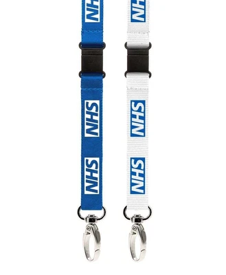 £2.60 • Buy NHS Lanyard Safety Breakaway & Metal Clip For ID Card Holder Medical Personnel